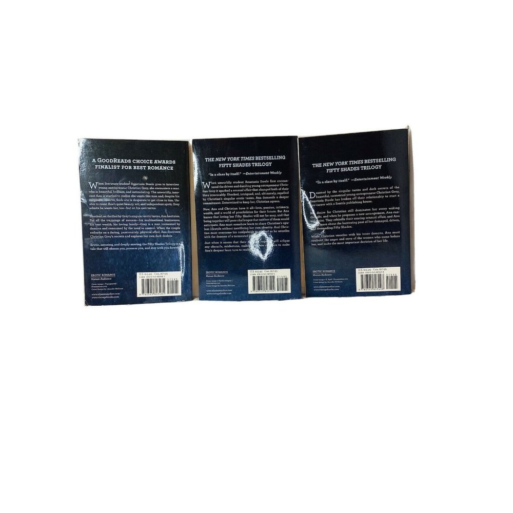 FIFTY 50 SHADES OF GREY TRILOGY 1 2 3 FREED DARKER - Picture 4 of 11